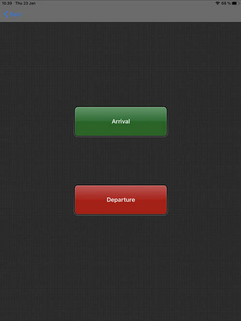 2. Choose Arrival or Departure.