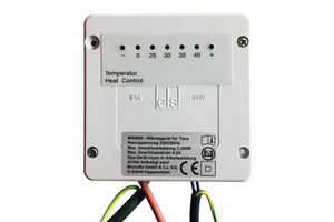 Heat controller for heating plates
