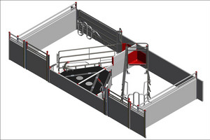 Welsafe farrowing pen for loose sows